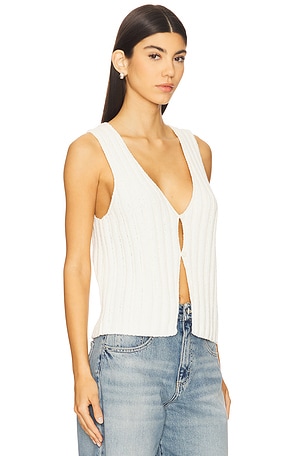 SAMSOE SAMSOE Salou Vest in Ivory
