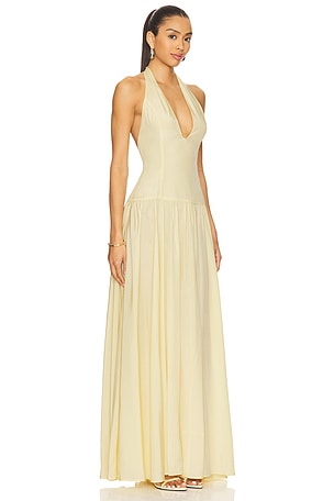 Shani Shemer Astrid Maxi Dress in Yellow