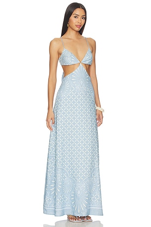 Shani Shemer Maya Maxi Dress in Blue