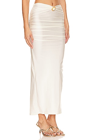 Shani Shemer Yara Maxi Skirt in Cream