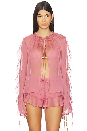 Shani Shemer Jeanie Blouse in Rose