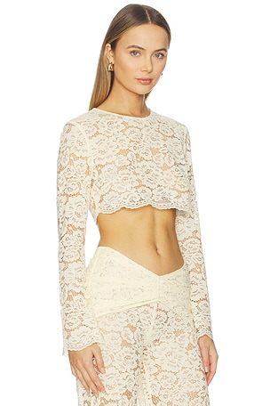 Shani Shemer x REVOLVE Ella Crop Top in Beige