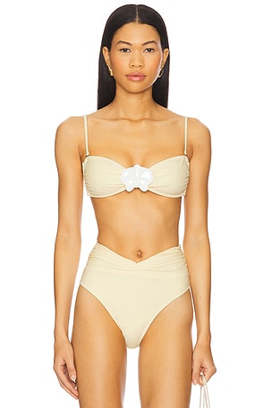 Shani Shemer Callisto Bikini Top in Yellow