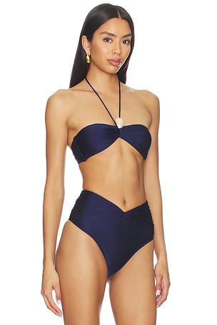 Shani Shemer Laurel Bikini Top in Royal