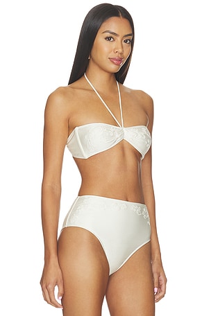 Shani Shemer Anara Bikini Top in Cream