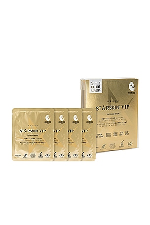 VIP The Gold Bio-Cellulose Second Skin Face Mask Value Pack STARSKIN