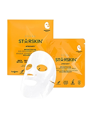 After Party Brightening Bio-Cellulose Second Skin Face Mask STARSKIN