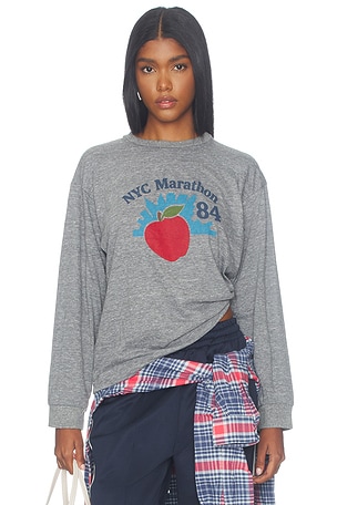 Nyc Marathon 84 Long Sleeve Tee Sunny Somewhere