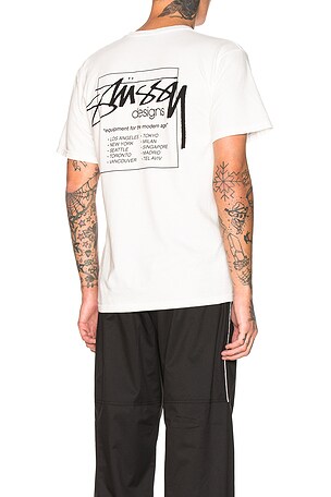 ★送料・関税込★Stussy★MODERN AGE TEE PIGMENT DYED★NATURAL Stussy Mens Modern Age Pig Dyed T-Shirt - Black / Blush