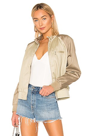 stussy Louise Two Tone Harrington Jacket