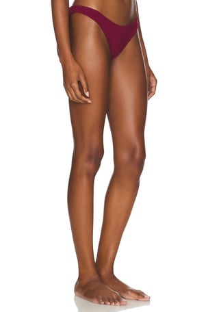 SKYLER SWIMWEAR Bikini X Bottom in Burgundy