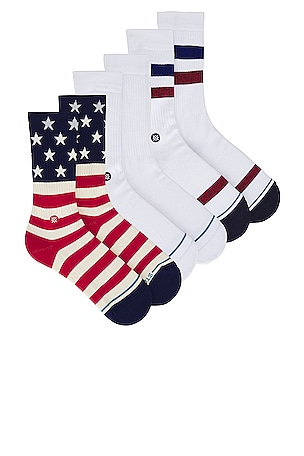 The Americana 3 Pack Sock Stance