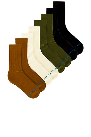 Icon Crew 4 Pack Socks Stance