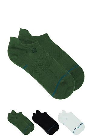 Icon Low Tab 3 Pack Socks Stance