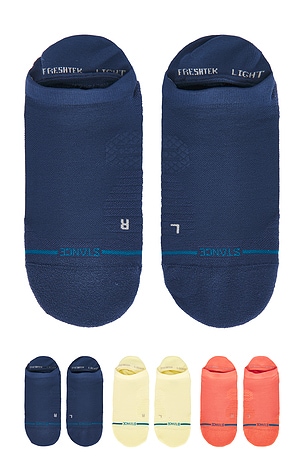 Run Light Tab 3 Pack Socks Stance