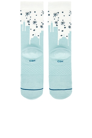 Stance Big City Elf Crew Socks in Blue