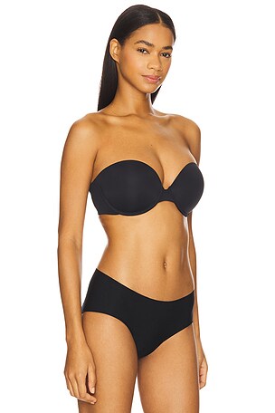 Skarlett Blue Breathless Strapless Plunge Bra in Black