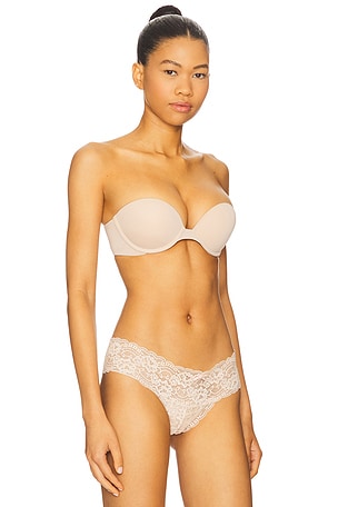 Skarlett Blue Breathless Strapless Plunge Bra in Nude