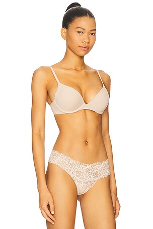 Skarlett Blue Breathless Multi-Way Push Up Bra in Nude. Size 36D. Also