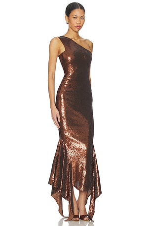 Sketch-Y HER Dress in Chocolate. Size XS. Also