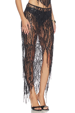 Sketch-Y Hiba Skirt in Black