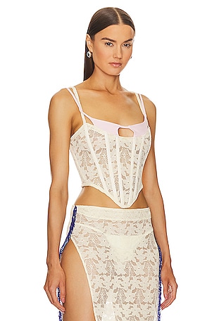 Sketch-Y Aelia Corset in Ivory