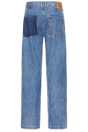 Scotch & Soda The Verve Straight Workwear Jeans in Blue