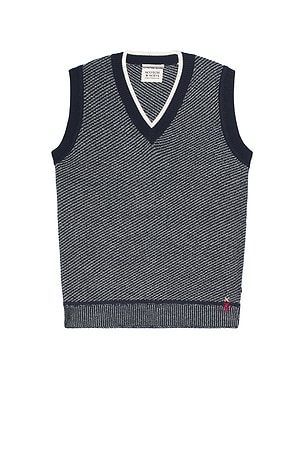 V Neck Special Stitch Vest Scotch & Soda