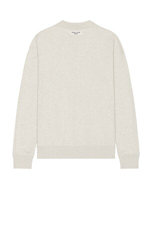 Scotch & Soda Polo Relaxed Fit Sweatshirt in Grey