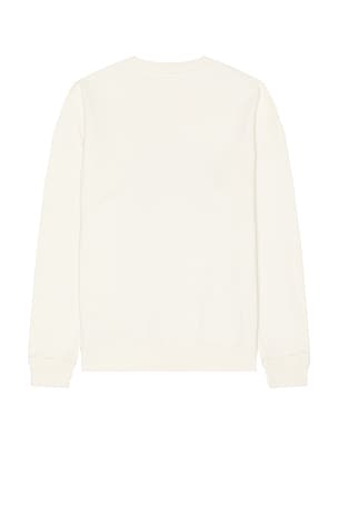 Scotch & Soda Embroidered Tennis Racquet Relaxed Sweatshirt in White