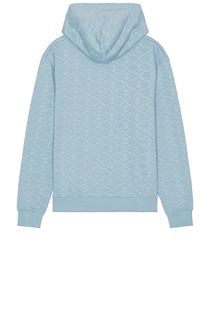 Scotch & Soda Jacquard Terry Hoodie in Baby Blue