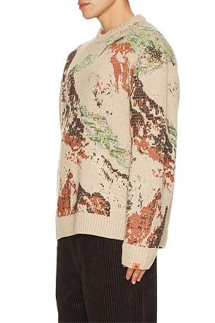 Scotch & Soda Loose Fit Pullover Sweater in Brown