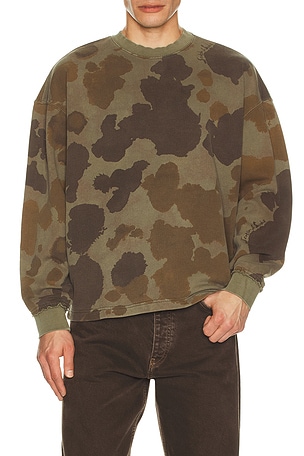 Printed Overdyed Sweatshirt Scotch & Soda