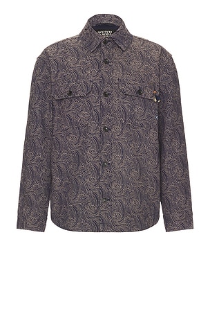 Jacquard Wool Blend Overshirt Scotch & Soda