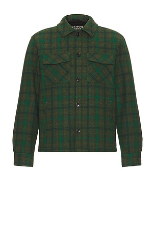 Teddy Lined Checked Overshirt Scotch & Soda