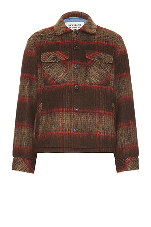 Brushed Wool Blend Overshirt Scotch & Soda