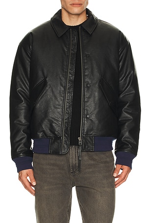 Faux Leather Puffer Jacket Scotch & Soda