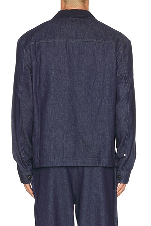 Scotch & Soda Denim Workwear Overshirt in Blue