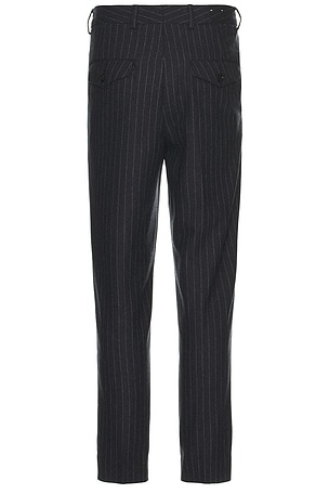 Scotch & Soda Brushed Pleated Chino in Charcoal