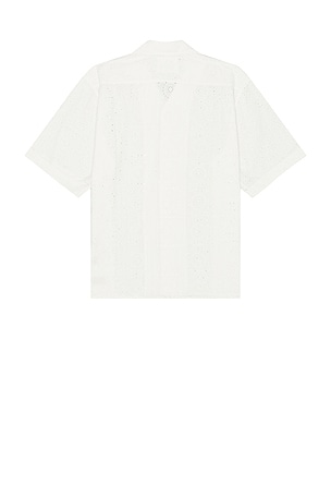 Scotch & Soda Regular Fit Broiderie Shirt in White