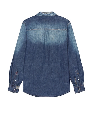 Scotch & Soda Workwear Denim Shirt in Blue