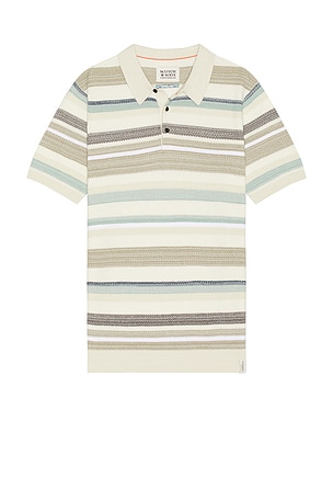 Structured Knitted Polo Scotch & Soda