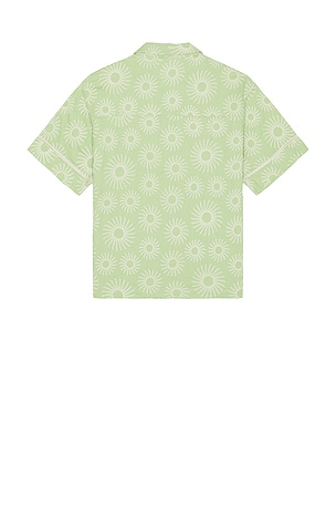 Scotch & Soda Aop Short Sleeve Shirt in Sage