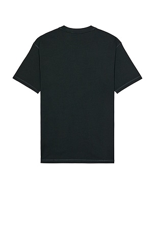 Scotch & Soda Logo Front Chest T-Shirt in Dark Green