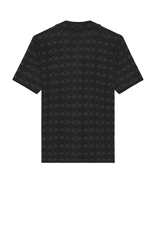 Scotch & Soda Tone On Tone Knitted Polo in Black