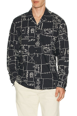 Allover Embroidered Shirt Scotch & Soda