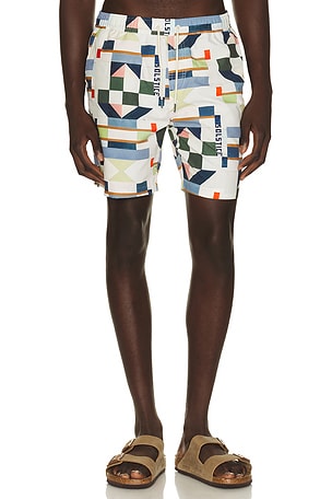 Printed Mid Length Swim Shorts Scotch & Soda