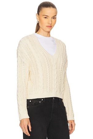 Stitches & Stripes Phoebe Pullover in Ivory. Size XS. Also