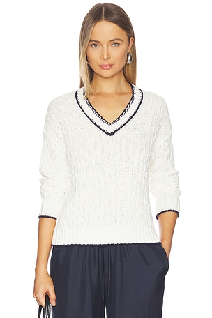 Flannery V-neck Pullover Stitches & Stripes