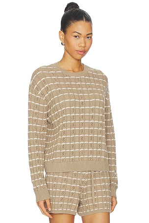 Stitches & Stripes Kiera Pullover in Beige. Size S. Also